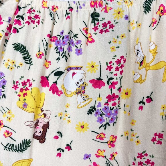 Disney Beauty And The Beast Belle Floral Sweetheart Dress - Picture 6 of 9